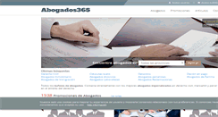 Desktop Screenshot of abogados365.com